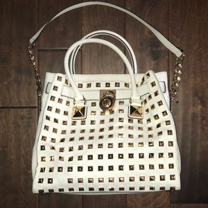 Michael Kors Gold Studded Purse